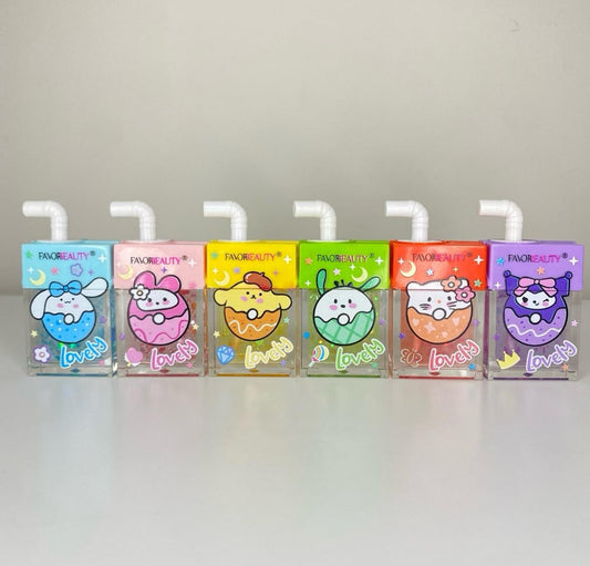 Cute Sanrio Glitter Juice Box